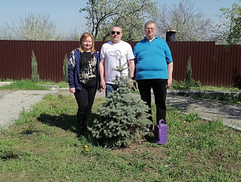 Городская Дума приняла участие в областном Дне древонасаждения